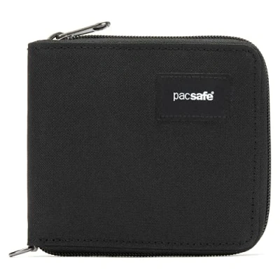 Abbildung von Pacsafe RFID blockierende Geldbörse mit umlaufendem Reißverschluss, Schwarz (Jet Black), Einheitsgröße, Reißverschluss
