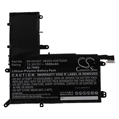 Abbildung von vhbw Akku Ersatz für Asus 0B200 03070200, B41N1827 Notebook (3500mAh, 15.36V, Li Polymer)
