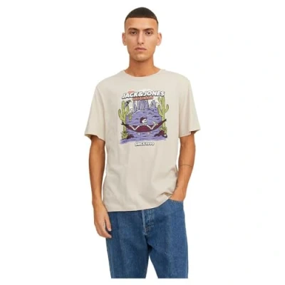 Abbildung von Jack &amp; Jones Jorafterlife TEE SS CREW NECK SN Tshirt print, Herren, Größe: Large, Moonbeam