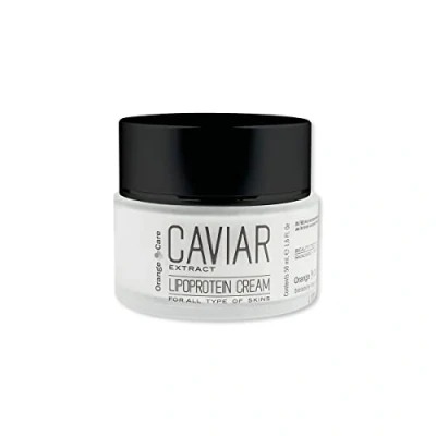 Abbildung von Orange Care Caviar Cream Anti Aging Creme für Gesicht und Hals mit Kaviar, Hylaluronsäure, Aloe vera, Vitaminen. Falten Gesichtspflege alle Hauttypen Gesichtscreme Damen Männer (1)