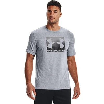 Abbildung von Under Armour Boxed Sportstyle Tshirt print, Herren, Größe: Medium, Grey