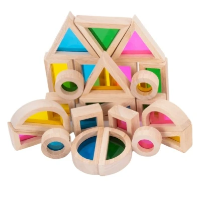 Abbildung von TickiT 73275 Rainbow Block Set