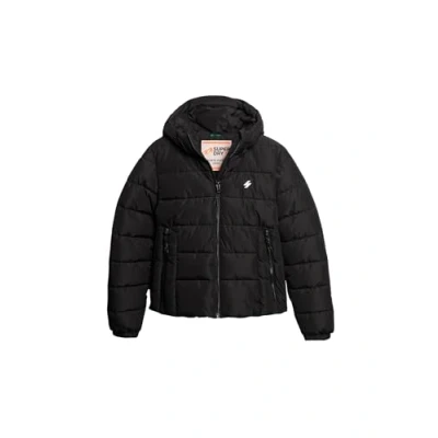 Abbildung von Superdry Spirit Puffer Winterjacke, Damen, Größe: 44, Black
