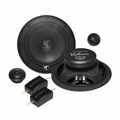 Abbildung von Hifonics VX6.2E 16,5cm (6.5&quot;) 2 Wege Komponenten Lautsprechersystem 1 Paar EInbau Lautsprecher für Car HiFi Fans