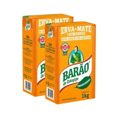 Abbildung von Pack Erva Mate Tradicional Barão para tomar Chimarrão 2x 1kg