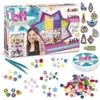 Abbildung von CRAZE BFF Mega Box Freundschaftsarmbänder Set, DIY Beadys Armbänder selber machen, Kinderschmuck Bastelset