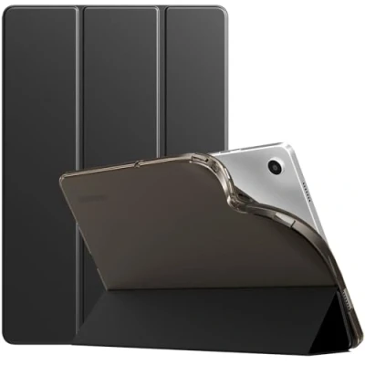 Abbildung von TiMOVO Hülle für Samsung Galaxy Tab A9+/A9 Plus 11&quot; 2023 SM X210/X216/X218, Dünn Weich TPU Schutzhülle mit Transluzent Matt Rückseite A9+ Tablet, Auto Schlaf/Aufwach, Schwarz