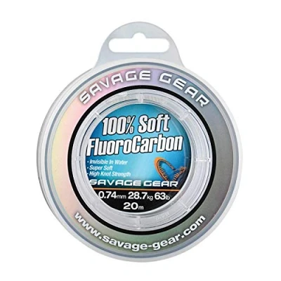 Abbildung von Savage Gear Soft Fluorcarbon Clear 0.30mm (50m) Fluorocarbon