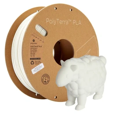 Abbildung von Polymaker 70823 PolyTerra PLA Filament 2.85mm 1000g Weiß (matt) 1St.