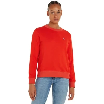 Abbildung von Calvin Klein Jeans Sweatshirt &quot;CK EMBRO BADGE CREWNECK&quot;, mit Logopatch