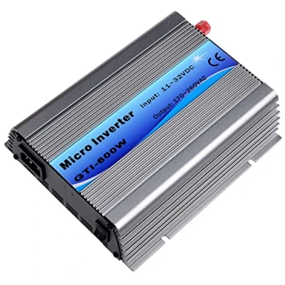 Abbildung von SOGTICPS Solar Wechselrichter,600W Grid Tie Inverter Voc20 24V Eingang AC220V MPPT Reiner Sinus Mikrowelleninverter für 12V Solarpanel / Batterie