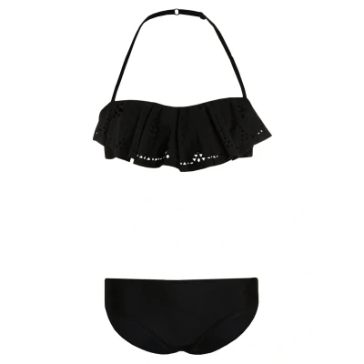 Abbildung von Buffalo Bandeau Bikini SET für Kinder, Größe: 122/128, Black