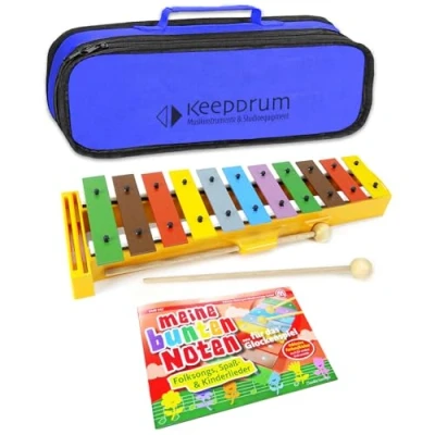 Abbildung von Sonor GS Glockenspiel + keepdrum Tasche Meine bunten Noten Lernen mit Farbsystem
