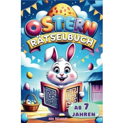 Abbildung von Ostern Rätselbuch ab 7 Jahren: Spannendes Ostergeschenk für Mädchen und Buben: Sudoku, Wortsalat, Kreuzworträtsel, Labyrinthe, Geheimtexte