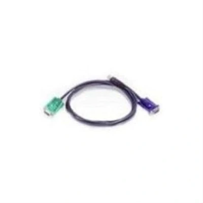Abbildung von ATEN 2L 5201U KVM Kabel VGA USB, schwarz, 1,2 m