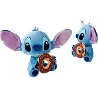 Abbildung von Disney Stitch mit Doughnut, 25cm Plüschfigur, ab den ersten Lebensmonaten geeignet