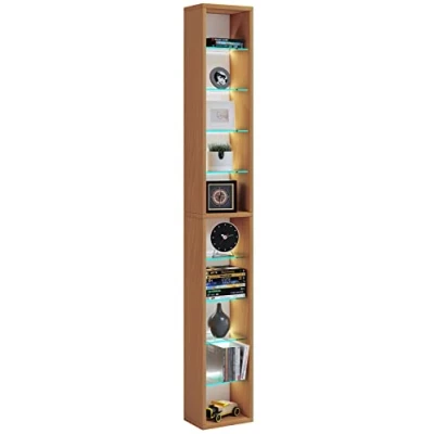 Abbildung von VCM Standregal Holz CD DVD Stand Aufbewahrung Regal Rasato XL, 1 tlg.