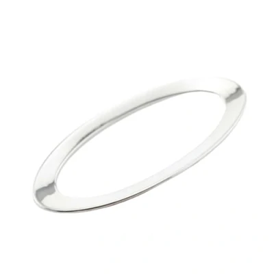 Abbildung von QASULER ABS Chrom Auto Lenkrad Dekoration Ring Trim Aufkleber, for Ford, Focus 2, Fiesta, Ecosport Dekorativer Aufkleber „Lenkrad“.(Silver)