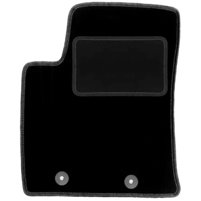 Abbildung von Wielganizator Automatte Passend für Hyundai i10 II Schrägheck 2013 Velours Autozubehör Praktische Fußmatte Auto 1 teilig schwarz