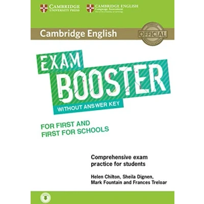 Abbildung von Cambridge English Exam Booster for First and Schools without Answer Key with Audio: Comprehensive Practice Students (Cambridge Boosters)