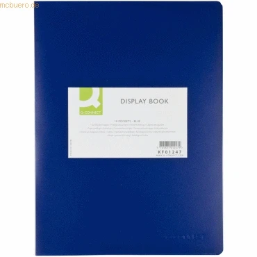 Abbildung von Connect Sichtbuch A4 10 Hüllen blau