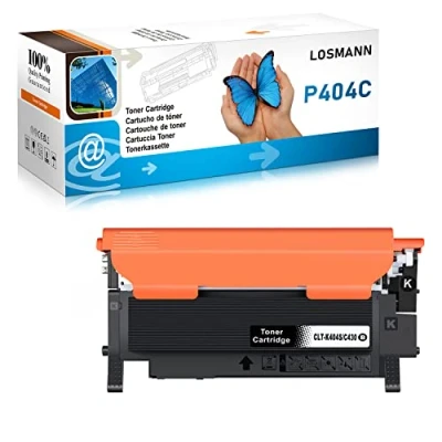 Abbildung von LOSMANN Toner Kompatibel für Samsung P404 CLT P404C 404S K404S C404S M404S Y404S for Xpress SL C430W C480FW C480W C480 C430 C480FN C433 (1x Schwarz)