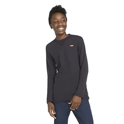 Abbildung von Levi&#039;s Thermal Langarmshirt für Kinder, Größe: 140, Black