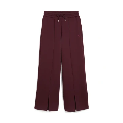 Abbildung von Puma Wardrobe Essentials Relaxed Jogginghose, Damen, Größe: XXL, Ruby shimmer