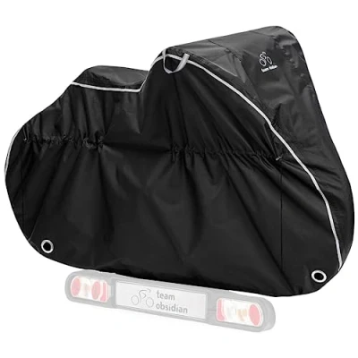 Abbildung von Team Obsidian: Fahrradabdeckungen Styles Outdoor Lagerung oder Transport/Reisen Wasserdicht, Heavy Duty, 600D, 300D, 210D Oxford Ripstop