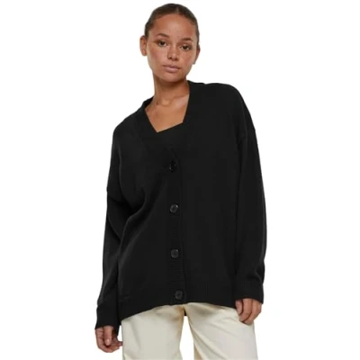 Abbildung von Urban Classics BIG Strickjacke, Damen, Größe: Small, Black