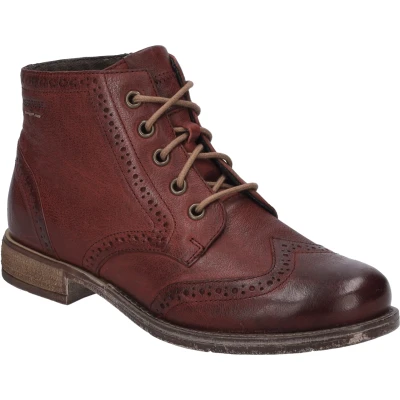 Abbildung von Josef Seibel Sienna 75 Schnürstiefelette, Damen, Größe: 40, Bordeaux Schuhe
