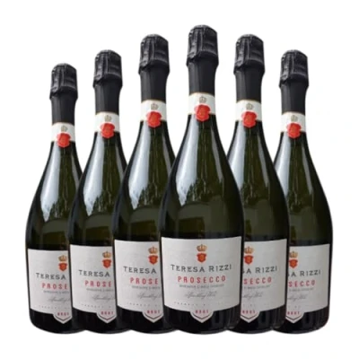 Abbildung von Teresa Rizzi Spumante Glera Brut Prosecco 75 cl Weißer Sekt (Karton mit 6 Flaschen von cl)