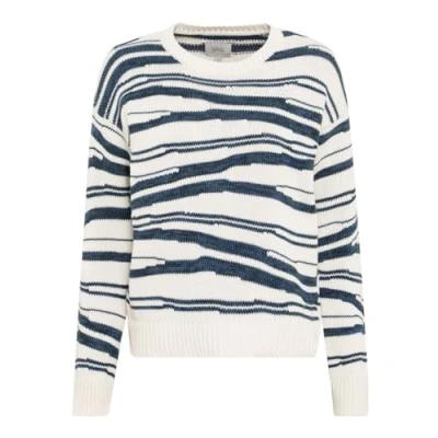 Abbildung von camel active Intarsien Strickpullover, Damen, Größe: XL, Night blue fantasy