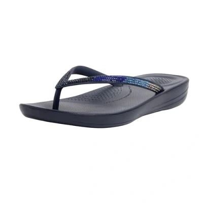Abbildung von Fitflop Iqushion Ombre Sparkle Badezehentrenner, Damen, Größe: 37, Midnight navy Schuhe