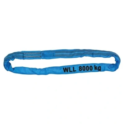 Abbildung von PETEX 47208205 Rundschlinge WLL 8.000 kg, Länge 2 m, Umfang 4 Blau