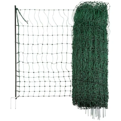 Abbildung von Kerbl Geflügelnetz Doppelspitz Leitend Grün 25m 106cm