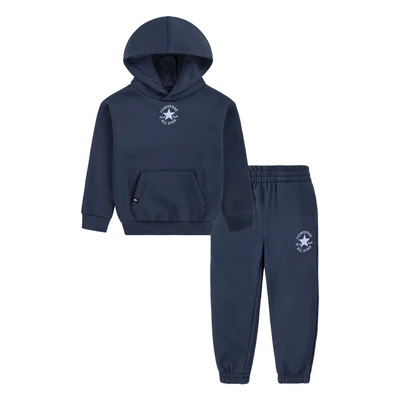 Abbildung von Converse Sustainable CORE Unisex SET Trainingsanzug für Kinder, Größe: 104 110, Navy