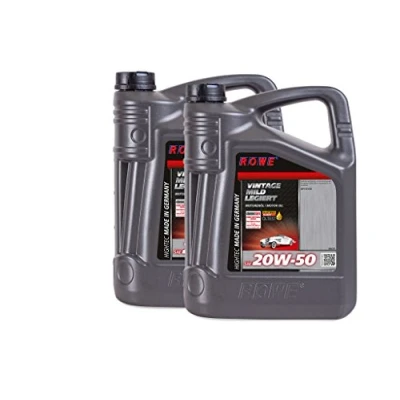 Abbildung von ROWE 2x 5 Liter HIGHTEC VINTAGE SAE 20W 50 MILD LEGIERT Motorenöl PKW Motoröl für Oldtimer und Youngtimer