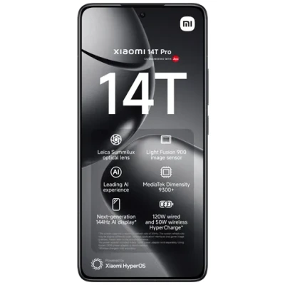 Abbildung von Xiaomi 14T Pro 12GB/512GB Schwarz mit freenet Vertrag im Vodafone Netz unbegrenzt telefonieren + 60000 MB 5G