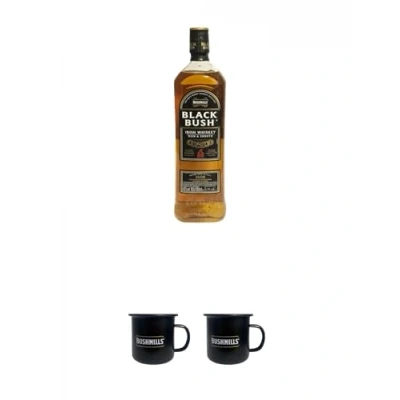 Abbildung von Bushmills Black Bush Irish Whiskey Country Antrim 1,0 Liter + Tasse aus Metall limitiert