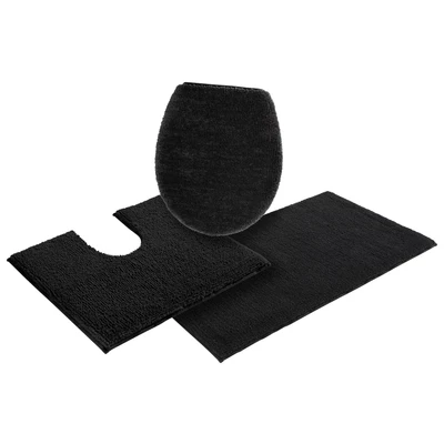 Abbildung von my home Badematte &quot;Vanessa&quot;, Höhe 10 mm, rutschhemmend beschichtet, schnell trocknend fußbodenheizungsgeeignet strapazierfähig, Badteppich, weiche Haptik, unifarben