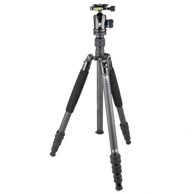 Abbildung von SIRUI AM 1204K+K 10X LightLegs Pro DREI /Einbeinstativ Carbon mit Kugelkopf in Aluminium, 169,3 cm