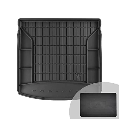 Abbildung von FROGUM ProLine 3D Gummimatte Exklusive Auto Kofferraummatte Kofferraumwanne für SEAT Leon III 2012 2020 Bequemer Organiser Die höchsten Kanten