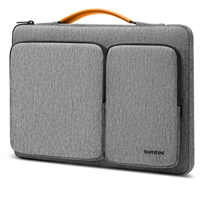 Abbildung von tomtoc 360 Tasche Hülle für 15 Zoll MacBook Air M3/A3114 M2/A2941 2024 2023, 15&quot; Microsoft Neu Surface Laptop Copilot+ PC, 6, Wasserabweisend 14 Laptoptasche Laptophülle