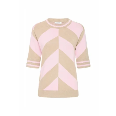 Abbildung von b.young Tshirt print, Damen, Größe: XL, Roseate spoonbill mix