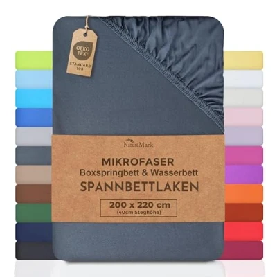 Abbildung von NatureMark Waschhandschuh Waschhandschuhe 500 gsm (10er Set), 100% Baumwolle (10 St), Premium Frottier Waschhandschuhe, 15x21cm, Türkis
