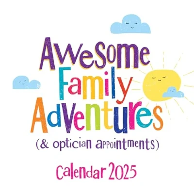 Abbildung von 2025 The Bright Side Square Familienplaner Organizer Wandkalender