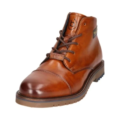 Abbildung von bugatti Herren Schlupfstiefel, Männer Stiefel Kaltfutter,uebergangsschuhe,Flacher Absatz,kaltgefüttert,Boots,Winterschuhe,Cognac (6300),46 EU/EU UK