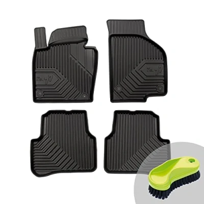 Abbildung von FROGUM No.77 Gummimatten Ganzjahresset von Auto Fußmatten Autofussmatten für VW CC 2012 2016, Passat B6 2005 2010, B7 2010 14, 2008 12 Langlebiges TPE Material