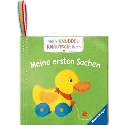 Abbildung von Mein Knuddel Knautsch Buch: Meine ersten Sachen; weiches Stoffbuch, waschbares Badebuch, Babyspielzeug ab 6 Monate (Pappbilderbuch Buch)